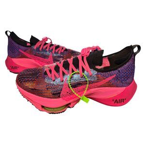 Nike Off-White x Air Zoom Tempo Next% Pink Glow Men Size 8.5/Women Size 10 New